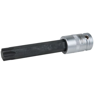 1/2' Bit-Stecknuss für Torx-Schrauben, T70, Länge 120 mm, phosphatiert