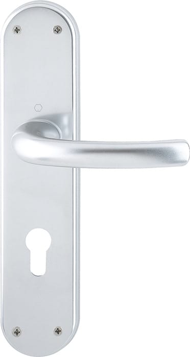 Hoppe - Renovationsgarnitur Tôkyô 1710/3334 Aluminium F1 pz Vierkant 8 mm Entfernung 72 mm