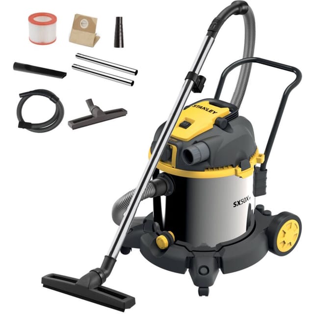 Stanley - SXVC50XTDE Nass- und Trockensauger (1.600 w, 50 l)