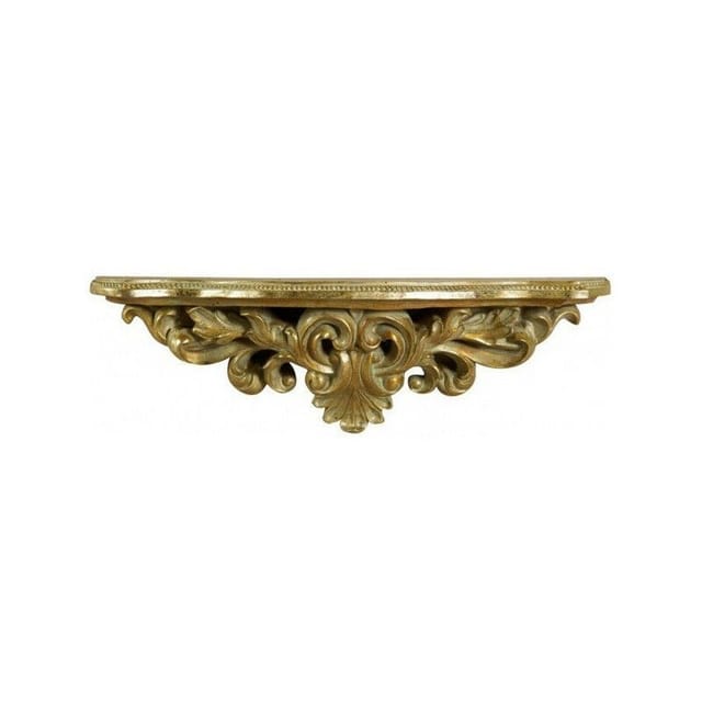 Biscottini - Resin Regal in Antikgold L45xPR12.5xH14 cm