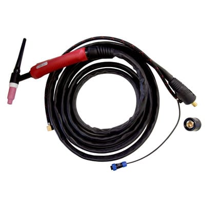 ELMAG WIG-Schlauchpaket ErgoTig 17/4m - 2 Takt/4 Takt, SteckerØ 13mm 16/25mm², inkl. Adapter von 13mm auf 9mm passend für ETP 220/225/230 SynPuls