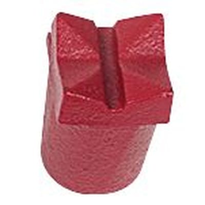Druckplatte, V-Form, 52 mm