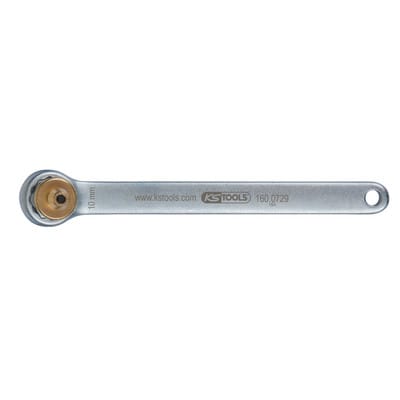 Bremsen-Entlüftungsschlüssel, extra kurz, 10 mm, gold