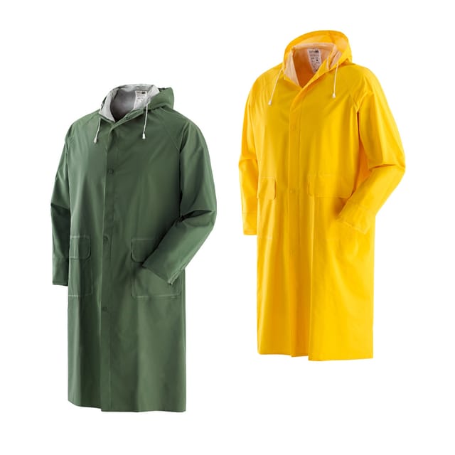 Neri Pluvio PVC-Regenmantel - XXL - Gelb