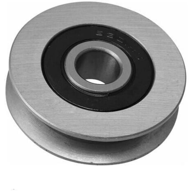 12 x 50 x 13 mm Lagereisen-Stahl-Kabelrolle, Inline-Lager können nicht entfernt werden