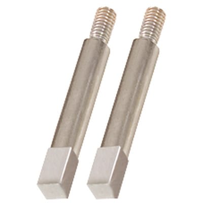 Vierkantadapter, 8mm, 2er Pack, verchromt