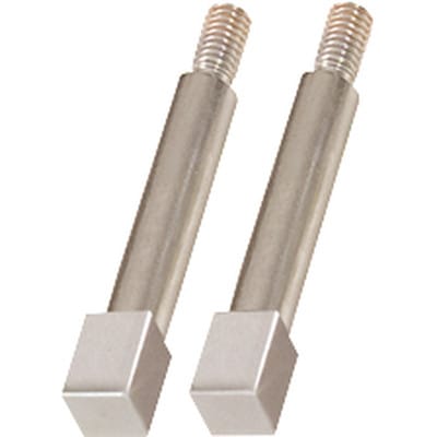 Vierkantadapter, 10mm, 2er Pack, verchromt