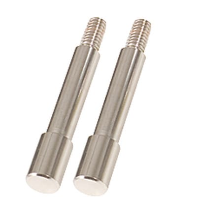 Rundadapter, 10mm, 2er Pack, verchromt