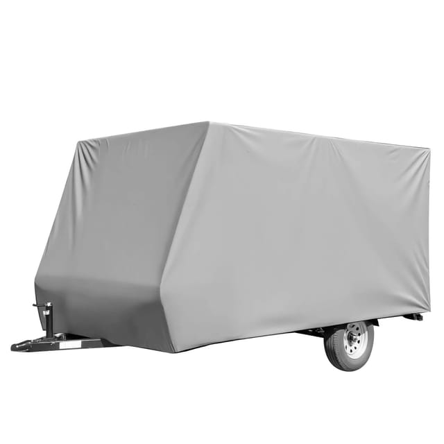 Wohnwagen Schutzhülle Größe s 426x225x220 cm Plane Abdeckplane Caravan Wohnmobil Schutzplane Schutzhaube Abdeckung - Wiltec