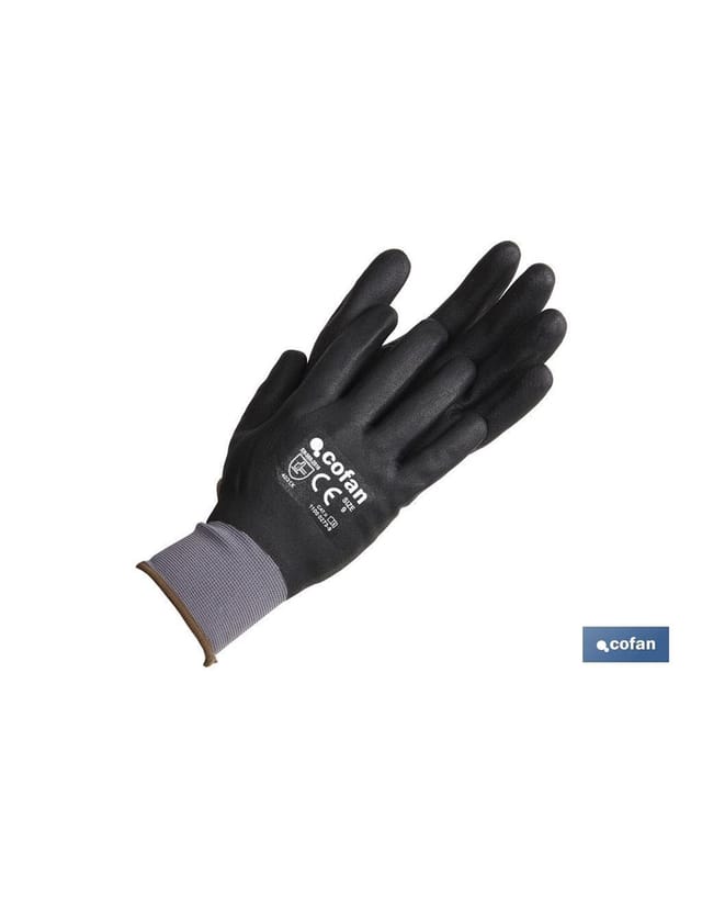 Schaum-Nitril-T-8-Vollimprägnierter Handschuh