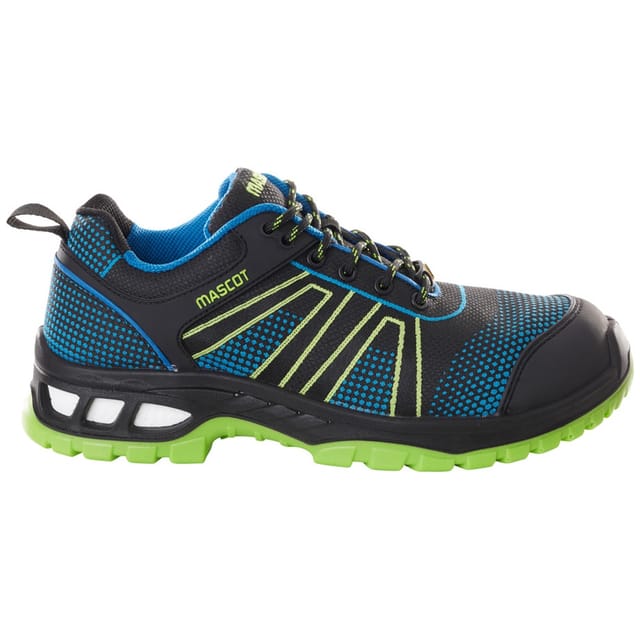 Mascot MASCOT® FOOTWEAR ENERGY Sicherheitshalbschuh S1P ESD SRC DGUV Gr.46 schwarzblau/limonengrün