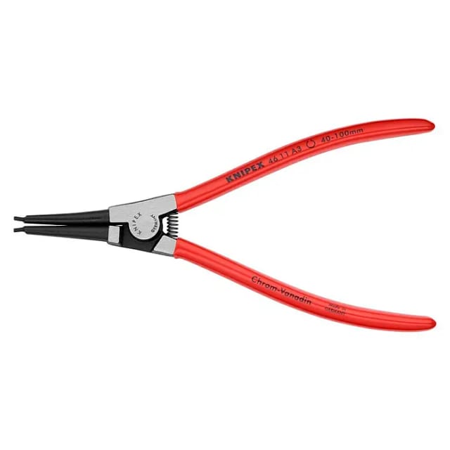 Knipex - 46 11 A3 Sicherungsringzange f. Außenringe auf Wellen schw. atra. 210 mm