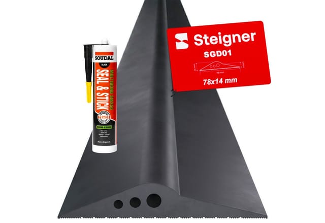 Garagentordichtung 1m, 14mm x 78mm, SGD01