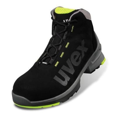 Uvex - 1 Sicherheits-Stiefel Gr.40 W11 S2 esd sr schwarz/gelb 8545.8