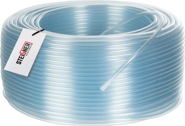 Benzinschlauch Wasserschlauch pvc Schlauch Transparent, Durchmesser: 12-15 mm, Länge: 1 m, SBS-18-1 - Steigner