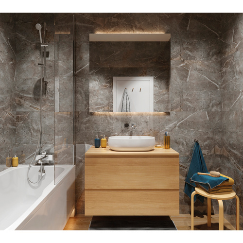 VILO Wandverkleidung »VILO SPC«, SPC Wandverkleidung MARBLE SKIN VILO 30X60, 1 VE = 2,34 m² - grau Bild 2