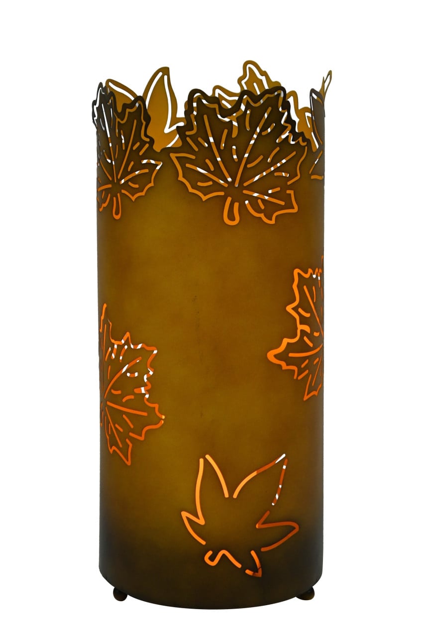 TrendLine LED Windlicht 40 cm batteriebetrieben warmweiß kupfer