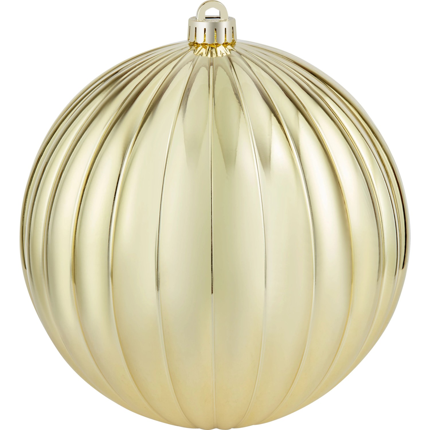 OBI Weihnachtskugel Kunststoff 20 cm Gold