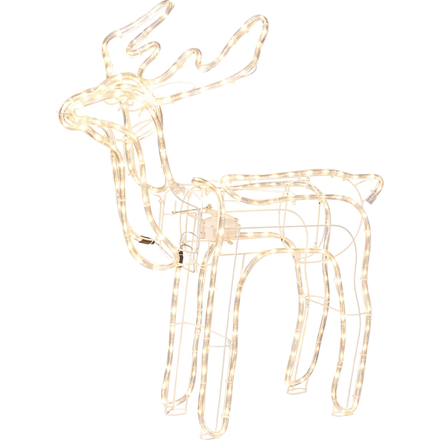 OBI LED-Figur Rentier 216 Warmweiß Beweglich Timer