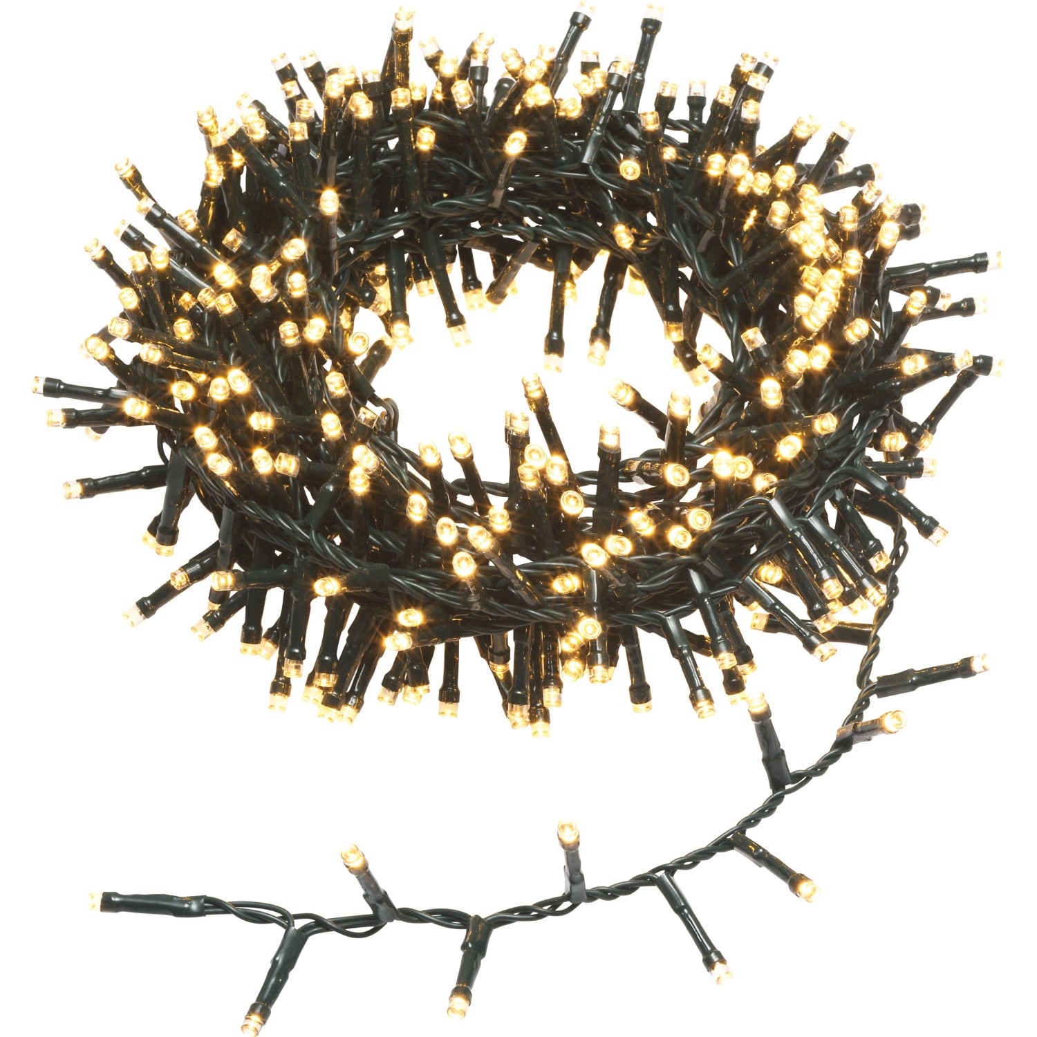 OBI LED Lichterkette Außen 400 LEDs Warmweiß