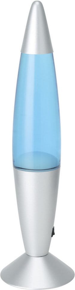 Eglo Tischlampe Lava Silber Blau Ø 10,8 cm