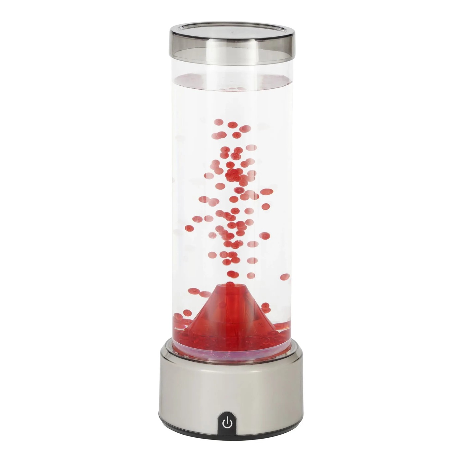 Eglo Tischleuchte Volcano Silber Rot Ø 12,4 cm RGB