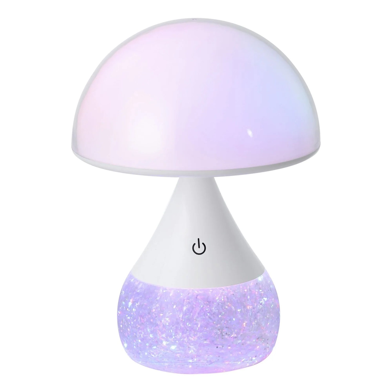 Eglo Tischleuchte Glitter Weiß-Transparent Ø 15 cm RGB CCT