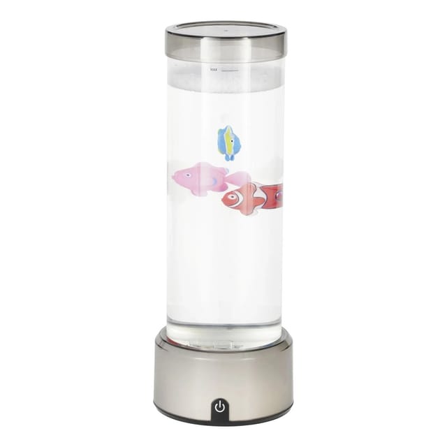 Eglo Tischleuchte Aqua Silber Transparent Ø 12,4 cm
