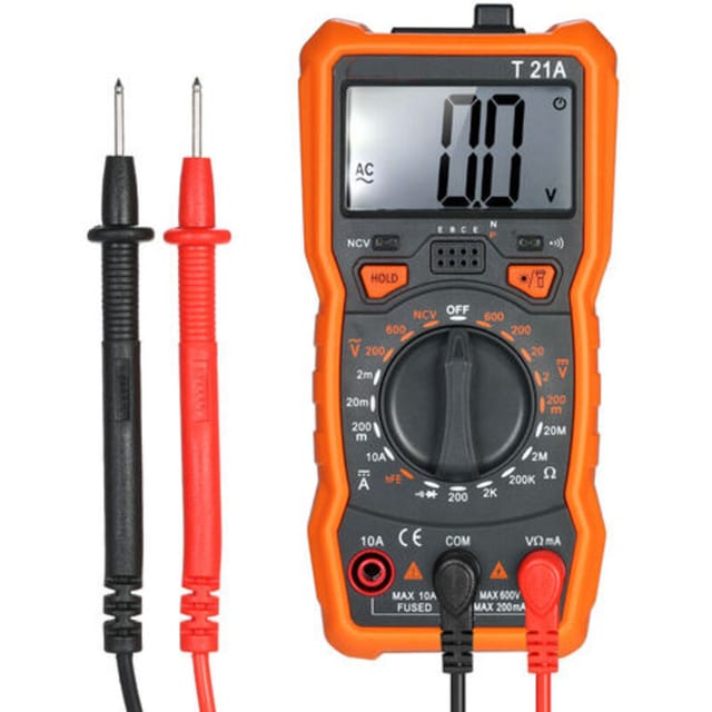 Digitales Multimeter Mit 2000 Zählern Und Ncv-funktion, Professionelles Elektrisches Prüfgerät, Digitales Multimeter, Taschenvoltmeter, Misst Wechsel-/gleichspannung, Gleichstrom, Widerstand, Durchgan