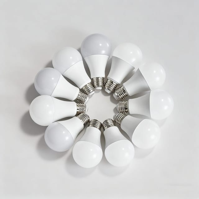 [NIEMALS VERWENDET] LED E27 Birnen, 7 Watt, LED Glühbirnen E27, Warmweiß, 3000 Kelvin, Energiesparlampen, 10-er Pack