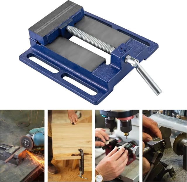 Maschinenschraubstock 10cm/4inch Industrie Tisch Säulen Bohrmaschinen-Schraubstock Werkzeuge für Fräsmaschinen,Bohrmaschinen,Maschinenwartung