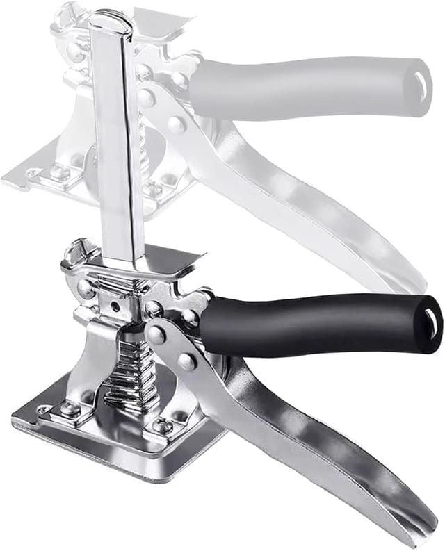 1 Stück Handheber, Arbeitssparende Arm Heber Wagenheber Höhenverstellung von 0,5-10 cm Klemmwerkzeug 400 Kg für Schwere Türen, Bretter, Heber, Schrank