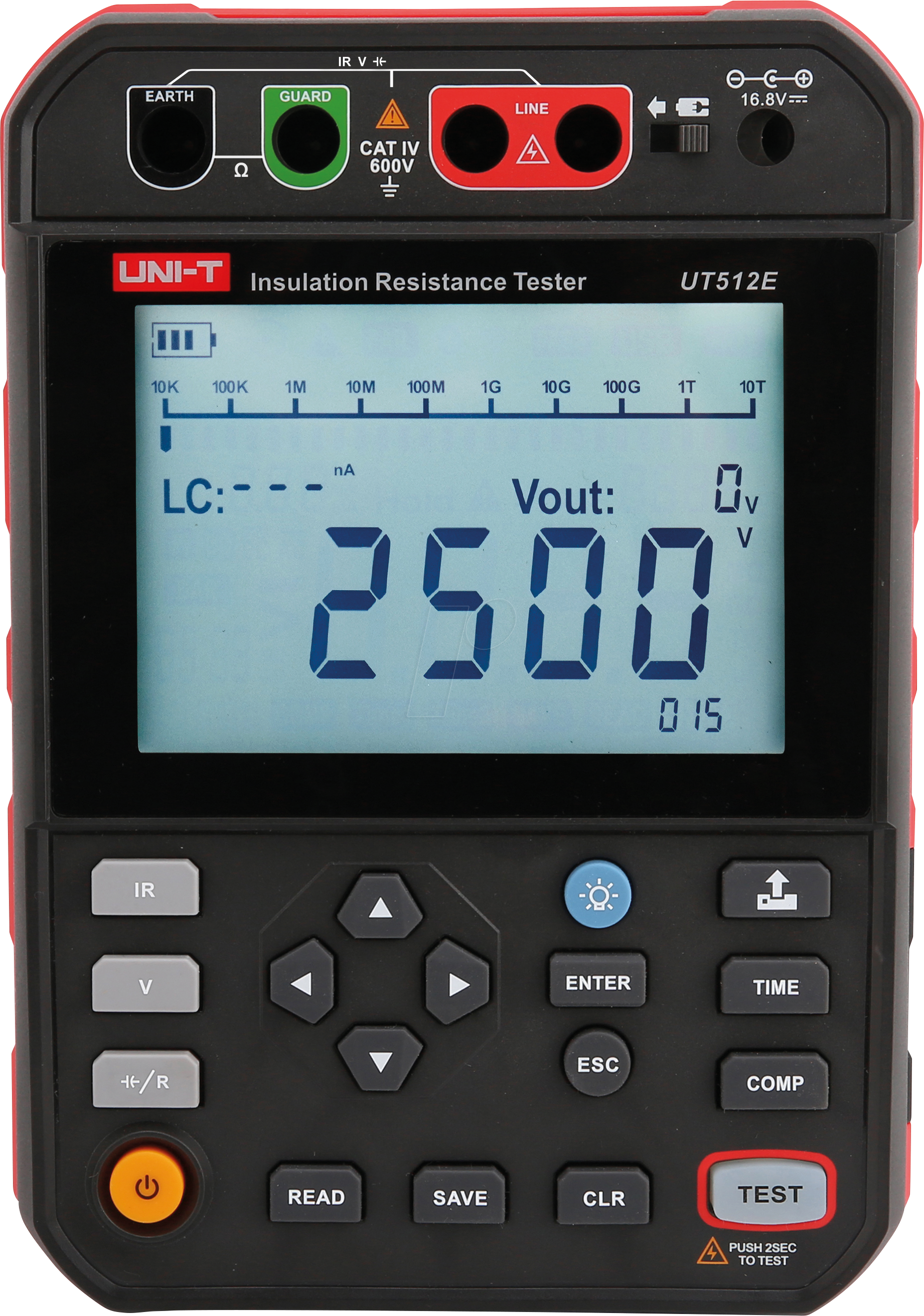 UT 512E - Isolationswiderstandsprüfgerät UT512E, 2,5 kV