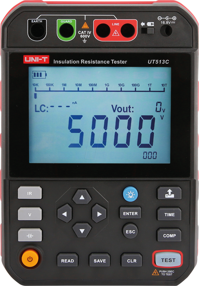 UT 513C - Isolationswiderstandsprüfgerät UT513C, 5 kV