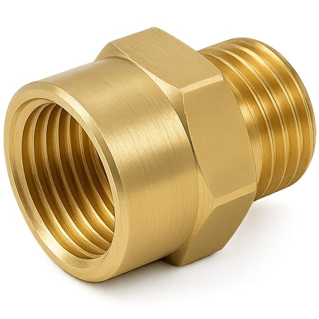 ROCKFORCE Gewindeverbinder M3/8 x F1/2" Stahl CR-V