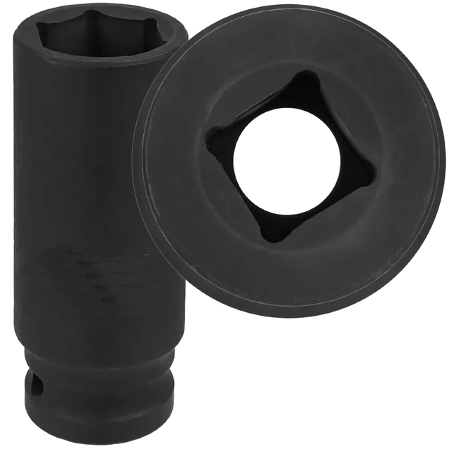 FORCEKRAFT TIEFER Schlagschrauber-Steckschlüssel 1/2" 23 mm 6-Kant