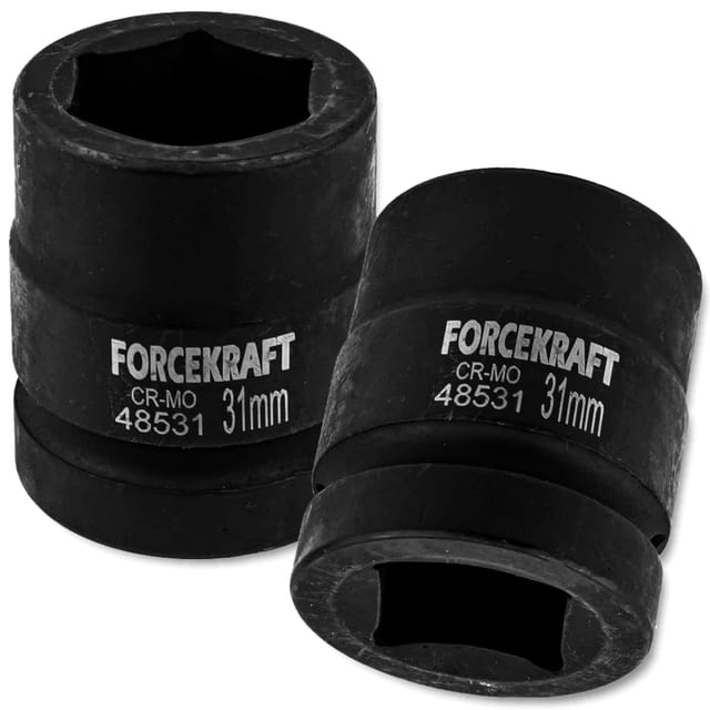 FORCEKRAFT Schlagschrauber-Einsatz 1" 31 mm 6-kant