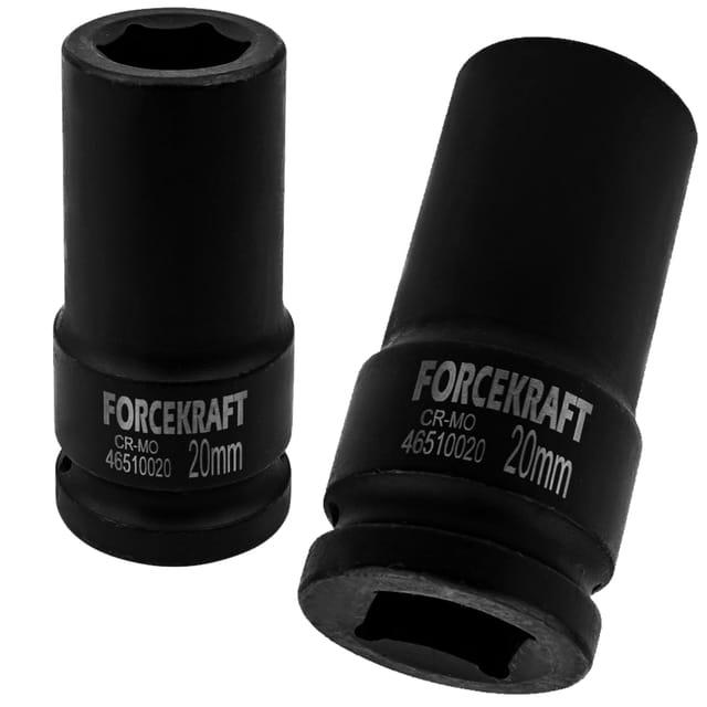 FORCEKRAFT Tiefbett-Schlagnuss 20 mm 3/4" 6-kant