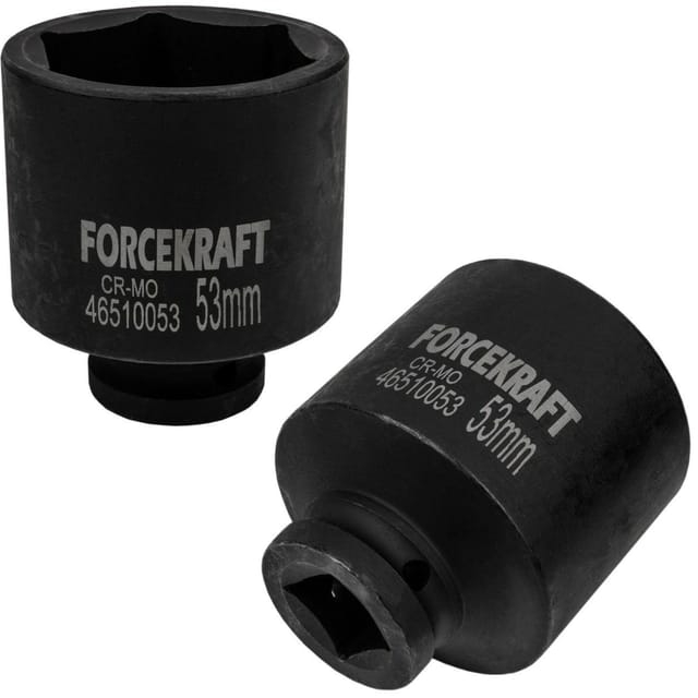 FORCEKRAFT Tiefbett-Schlagnuss 53 mm 3/4" 6-kant