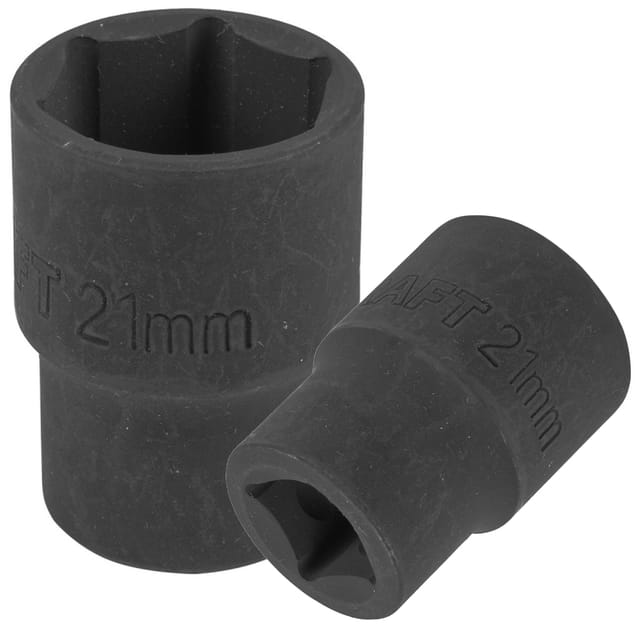Schlagschrauber-Einsatz 1/2" 21 mm 6-kant kurz