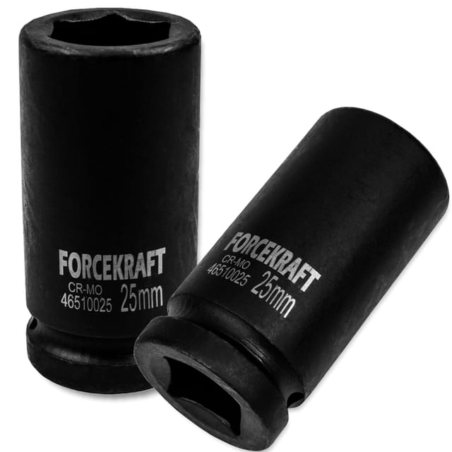 FORCEKRAFT Tiefbett-Schlagnuss 25 mm 3/4" 6-kant
