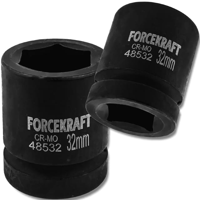 FORCEKRAFT Schlagschrauber-Einsatz 1" 32 mm 6-kant