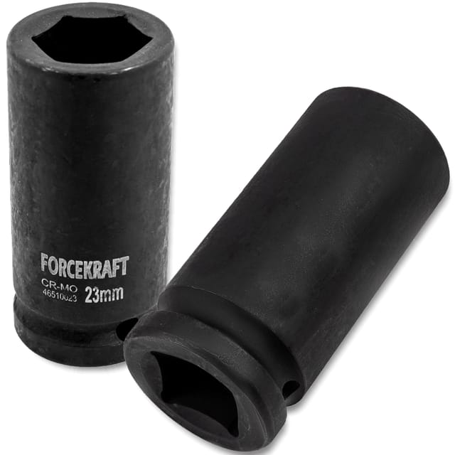 FORCEKRAFT Tiefbett-Schlagnuss 23 mm 3/4" 6-kant