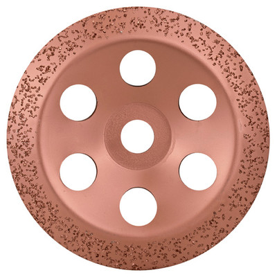 Carbide-Schleifköpfe, 180 mm, Feinheitsgrad mittel, Scheibenform schräg
