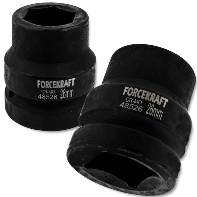 FORCEKRAFT Schlagschrauber-Einsatz 1" 26 mm 6-kant