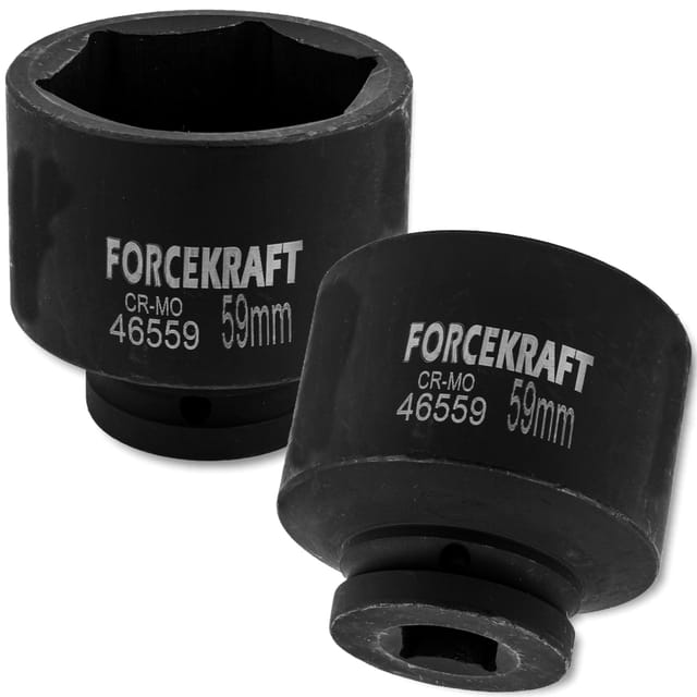 FORCEKRAFT Schlagschrauber-Einsatz 3/4" 59 mm 6-kant