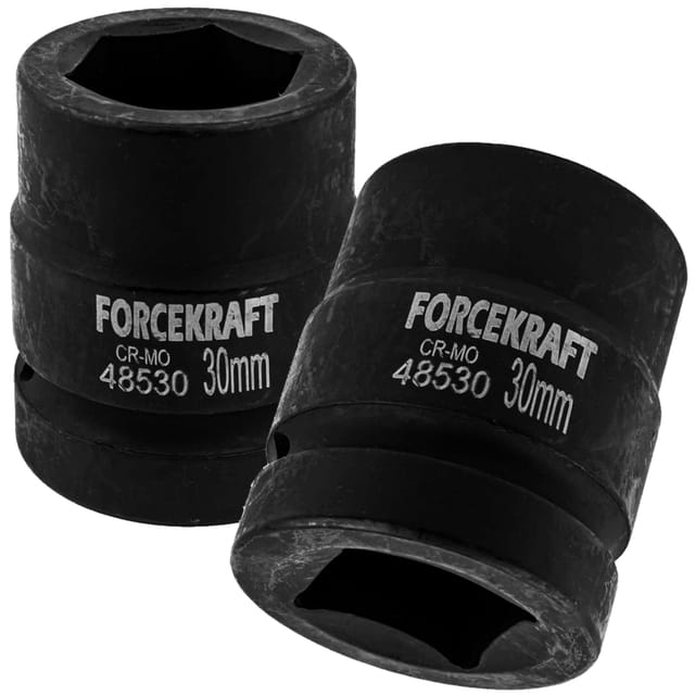 FORCEKRAFT Schlagschrauber-Einsatz 30 mm 1" 30 mm 6-kant