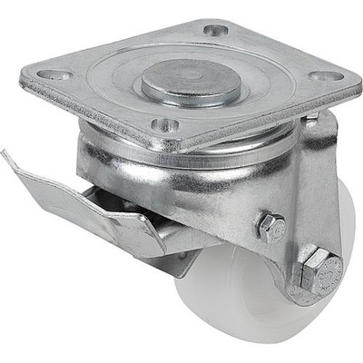 LENKROLLE MIT FESTSTELLSYS STOP-TOP POLYAMID, KOMP:STAHL, D=75, B=32 (K1772.075325)