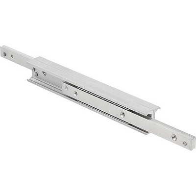 TELESKOPSCHIENE DOPPEL-T GR.43 530X43X44, FORM:A MIT GEWINDEBOHRUNG M08, S=556