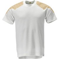 20082-933 T-Shirt, Kurzarm, weiß/currygelb, 3XL Bild 2